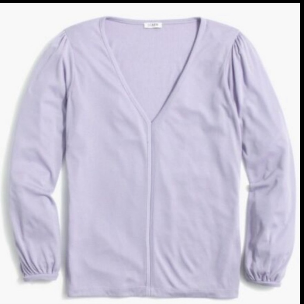 NWT Drapey Ribbed V Neck Top